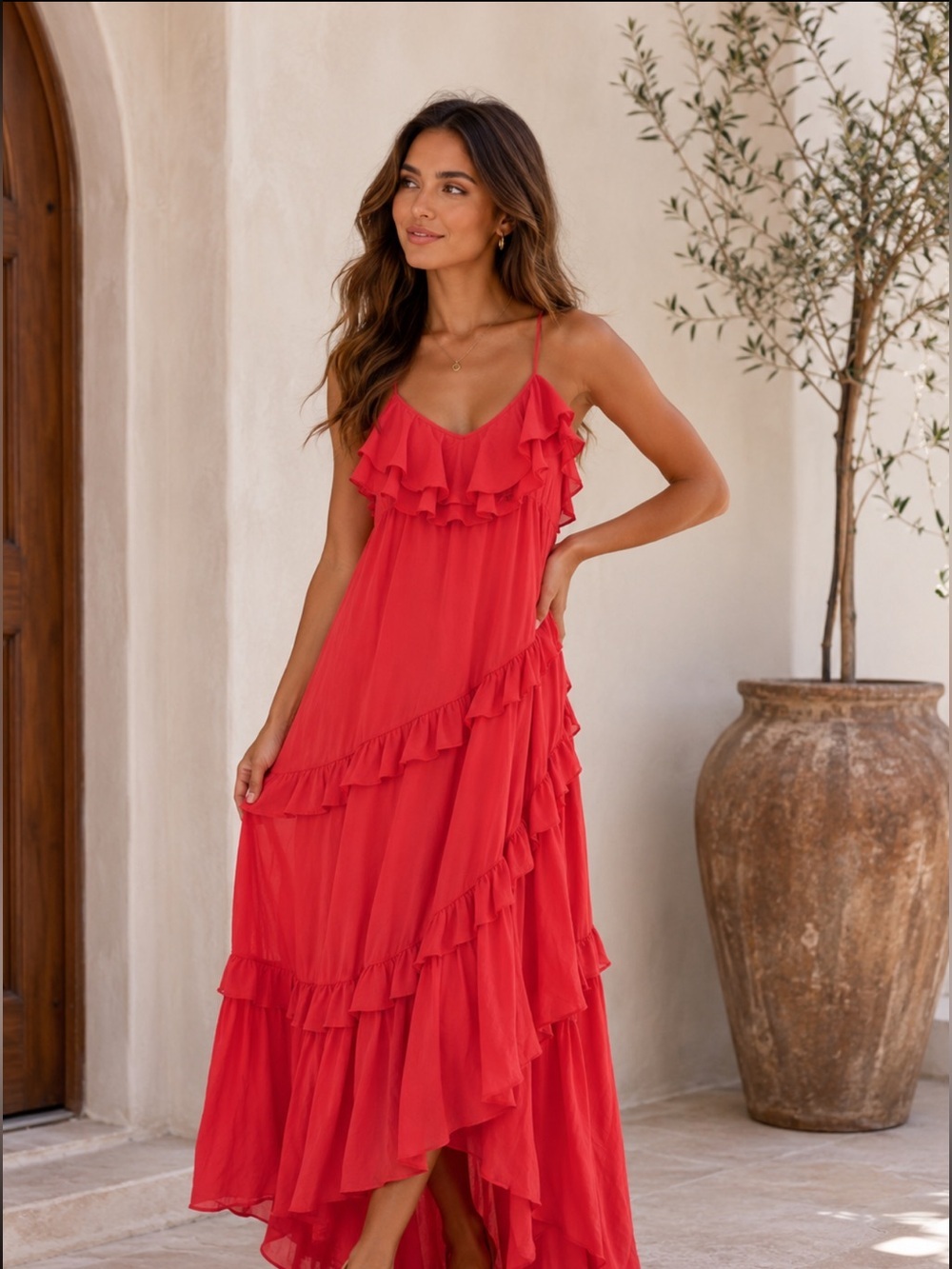 158. Fabulous Hi-low Dress By DO+BE M - Picture 1 of 6